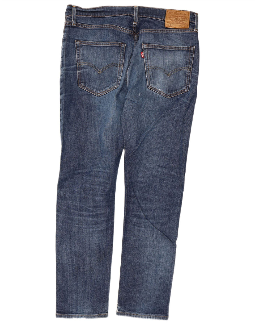Levi's Herre 512 Slim Tapered Jeans W34 L28 Navy Blue