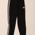 ADIDAS Boys Tracksuit Trousers 13-14 Years Black Polyester Vintage Adidas and Second-Hand Adidas from Messina Hembry 