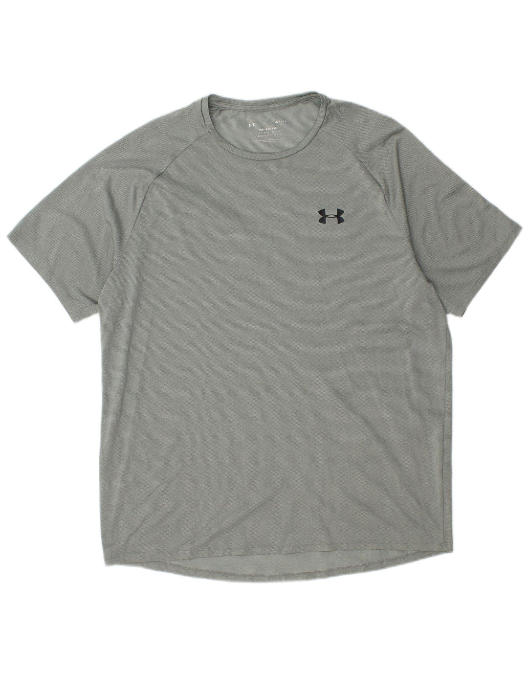 UNDER ARMOUR Herre T-Shirt Top Stor Grøn Polyester