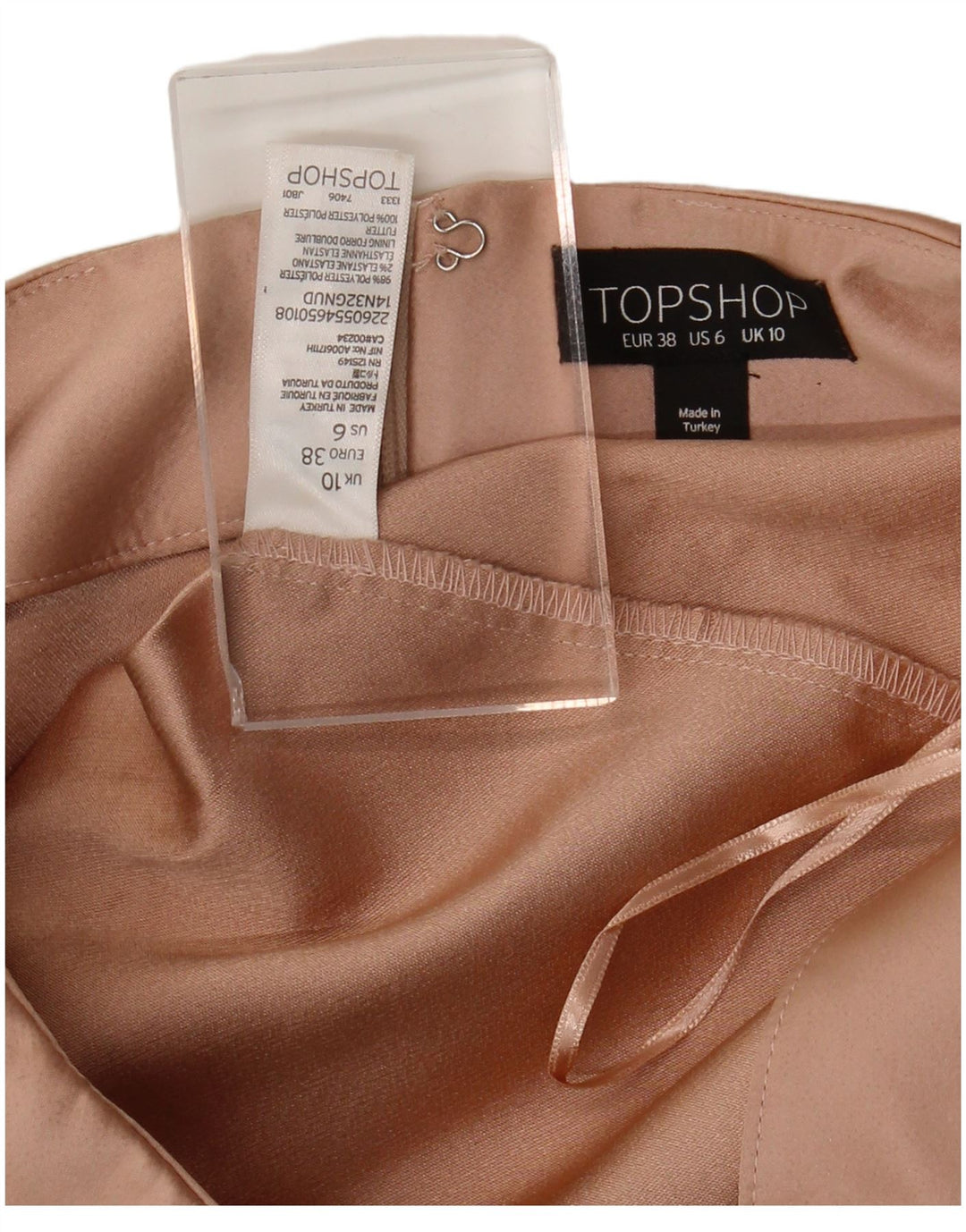 Topshop Dame Hot Pants UK 10 Small W28 Pink Polyester