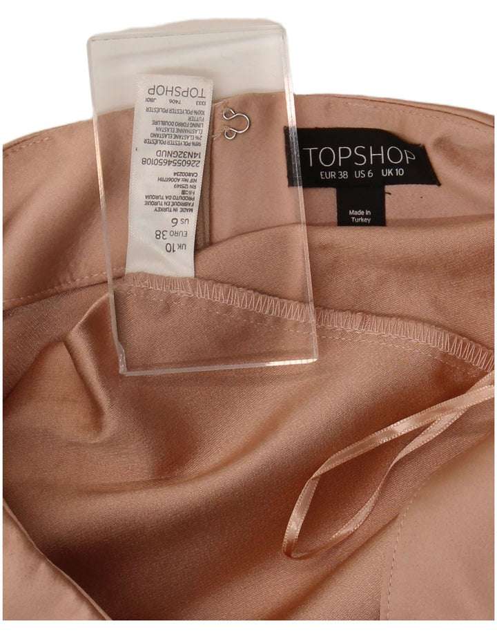 Topshop Dame Hot Pants UK 10 Small W28 Pink Polyester