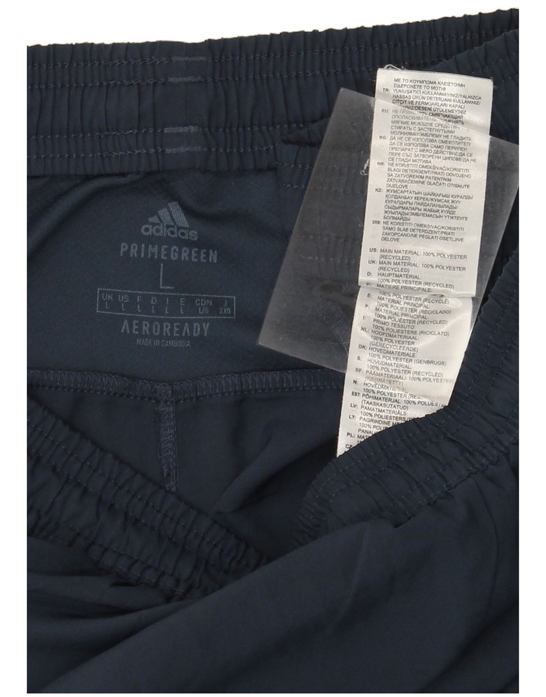 Adidas Aeroready Sportsshorts til mænd store marineblå polyester