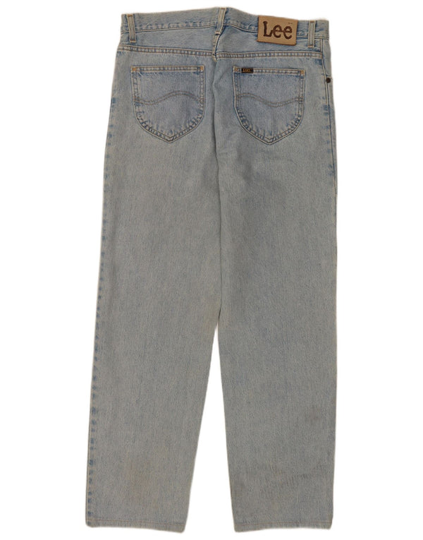 Lee Mens Brooklyn Straight Jeans W36 L30 Blå Bomuld