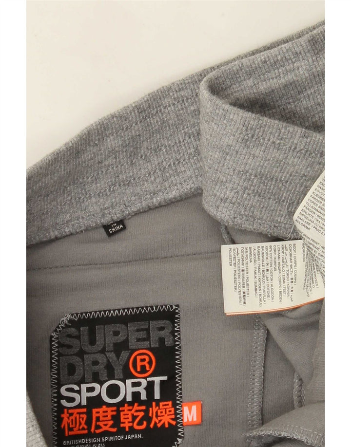 Superdry Herre grafiske træningsdragt Bukser Joggers Medium Grey Colourblock