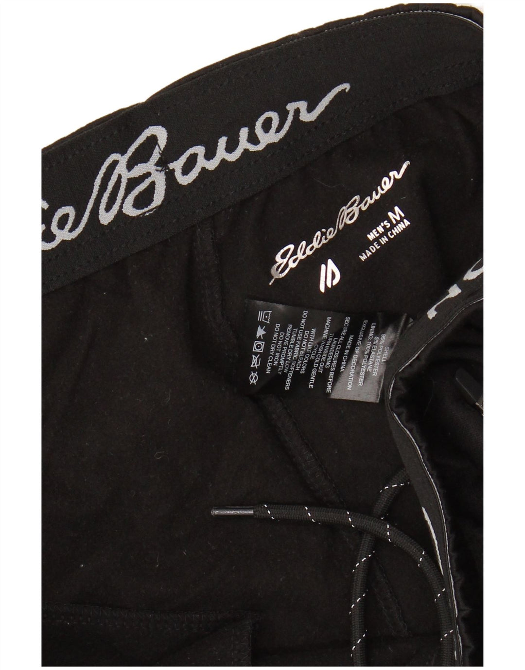 EDDIE BAUER Træningsdragt til mænd Joggers Medium Sort Polyester