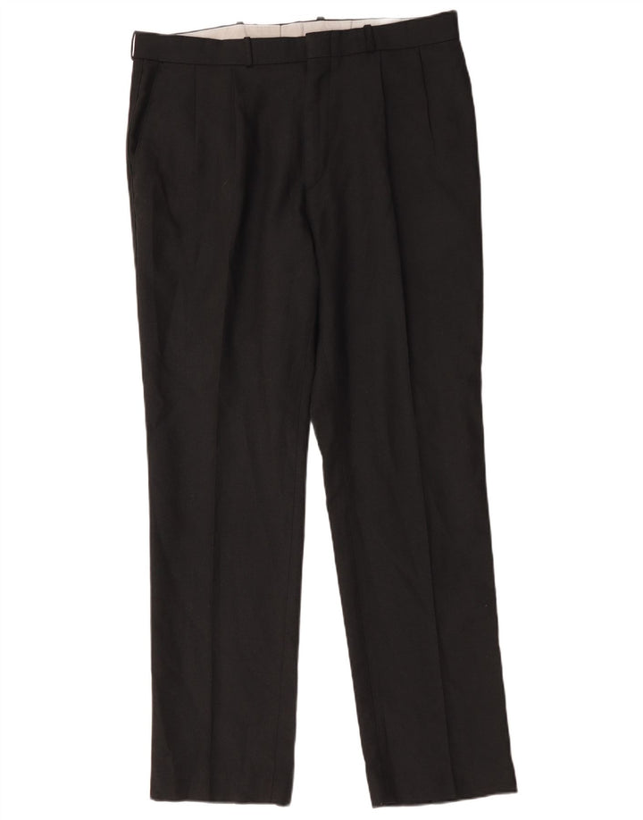 Farah Herre Straight Pegged Chino Bukser W36 L32 Grå Polyester