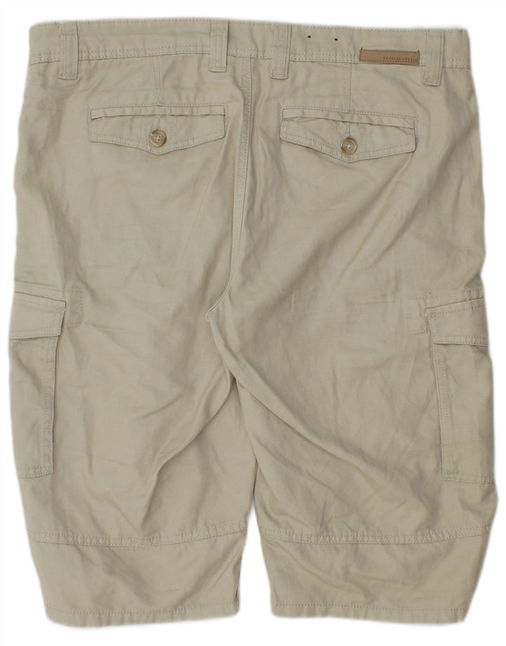 Charles Vogele Herre Mike Cargo Shorts W34 Large Grå Bomuld