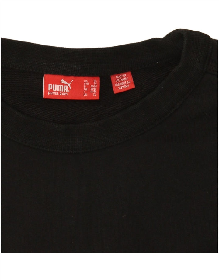 Puma Herre Grafisk Sweatshirt Jumper XL Sort