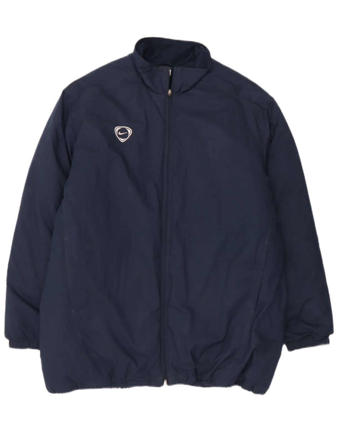 Nike Herre Windbreaker Jacket UK 45/47 XL Navy Blue Polyester