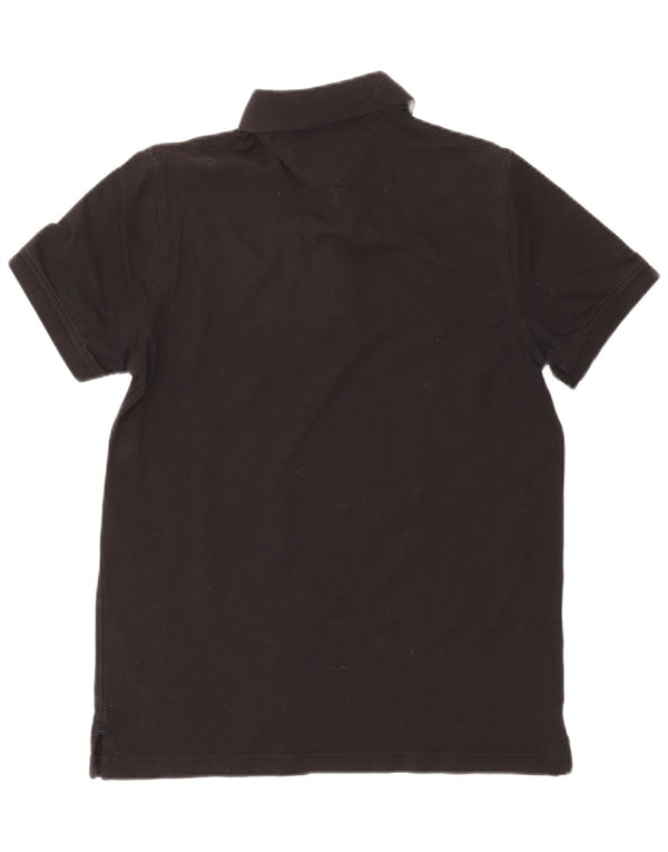 Tommy Hilfiger Herre poloshirt Medium Sort Bomuld