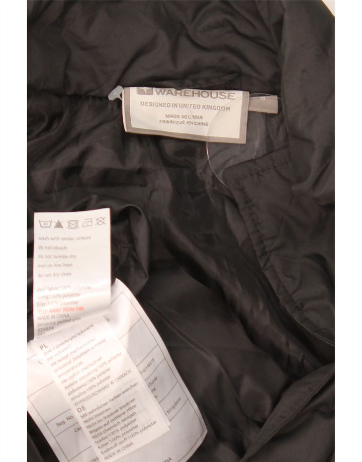 MOUNTAIN WAREHOUSE Herre Polstret Gilet UK 38 Medium Sort Polyester