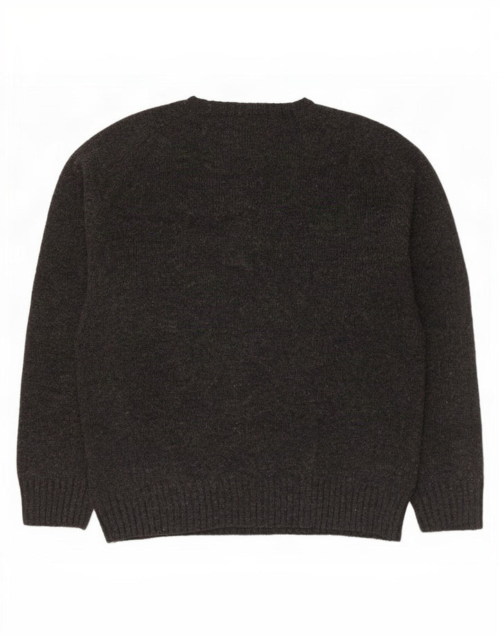 Kappa herre rund hals sweater stor grå uld
