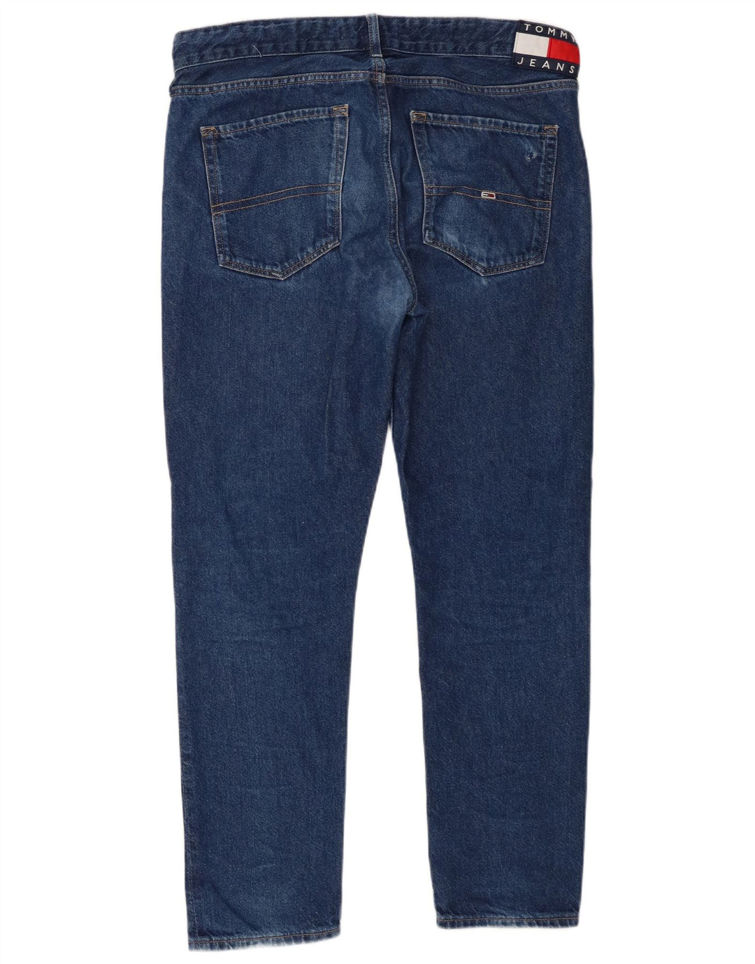 Tommy Hilfiger Herre Slim Jeans W32 L30 Blå Bomuld