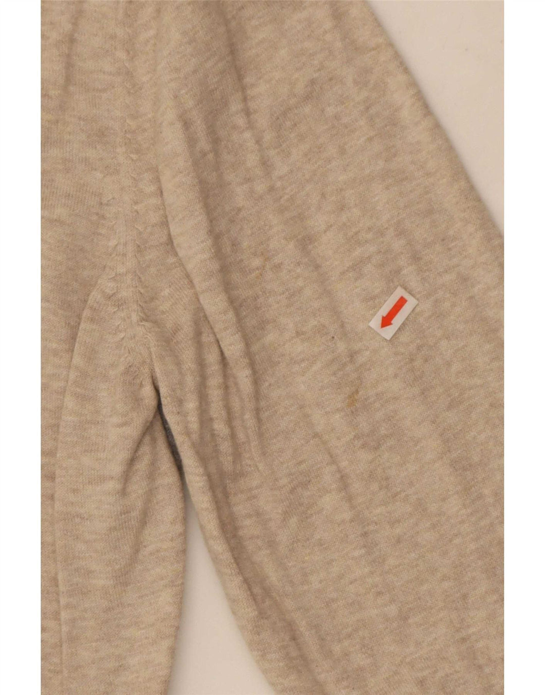 Marks & Spencer Herre Polo Neck Jumper Sweater Medium Beige Colourblock
