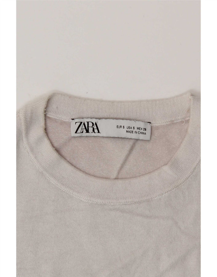 Zara Damevest Top UK 8 Small White