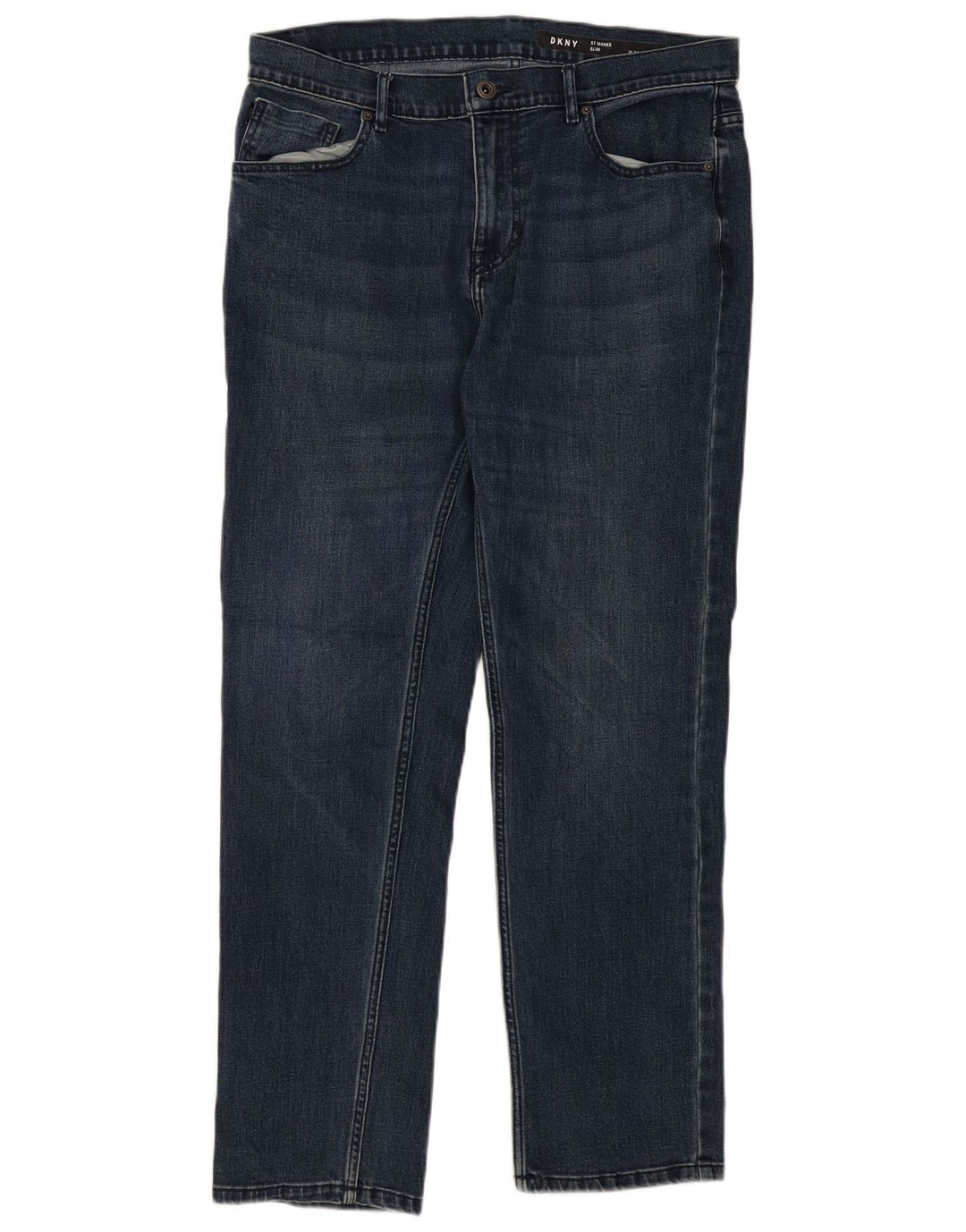 Dkny Herre Slim Jeans W34 L30 Blå Bomuld