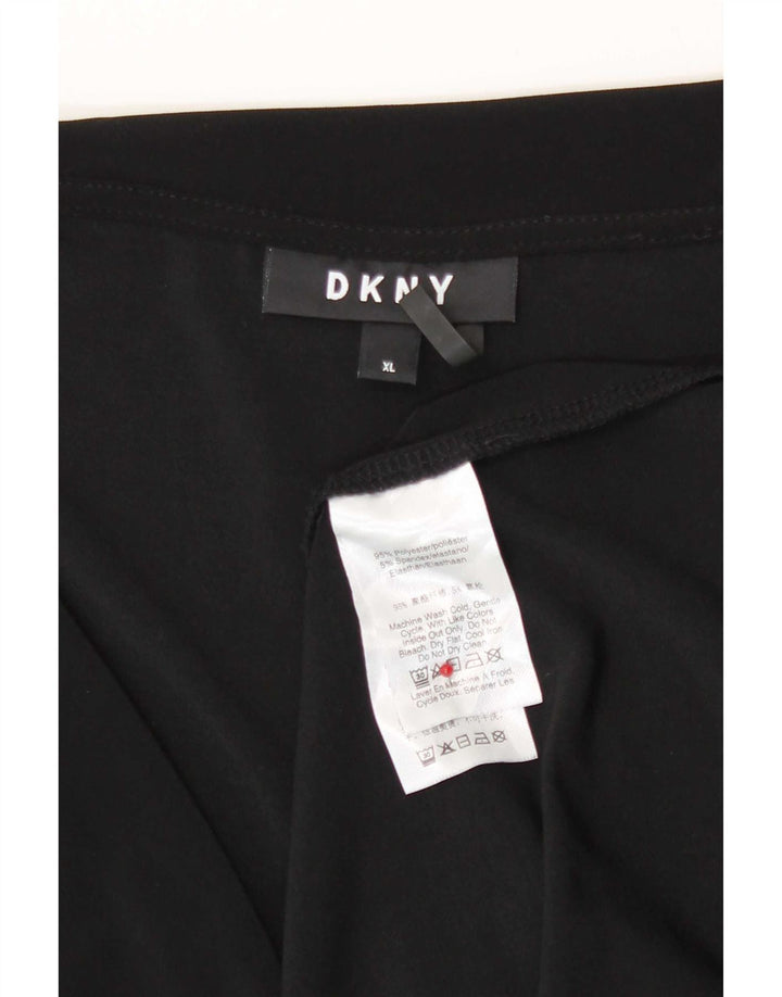 Dkny Damebluse Top UK 18 XL Sort Polyester