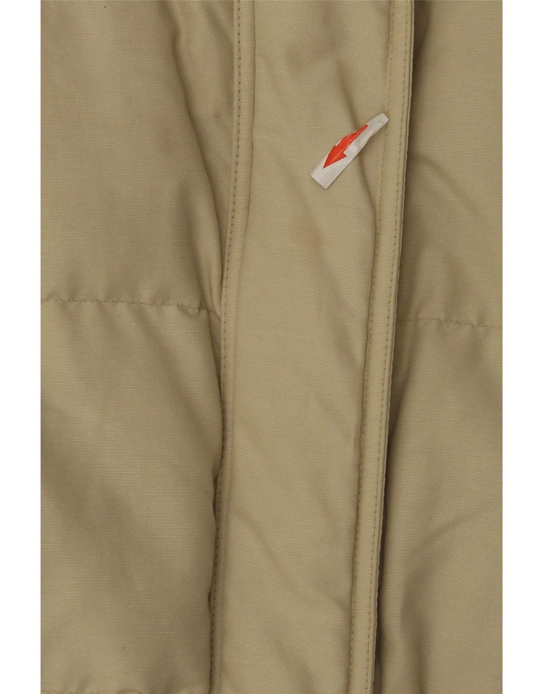 Woolrich Womens Oversized Polstret Frakke UK 10 Small Beige Nylon
