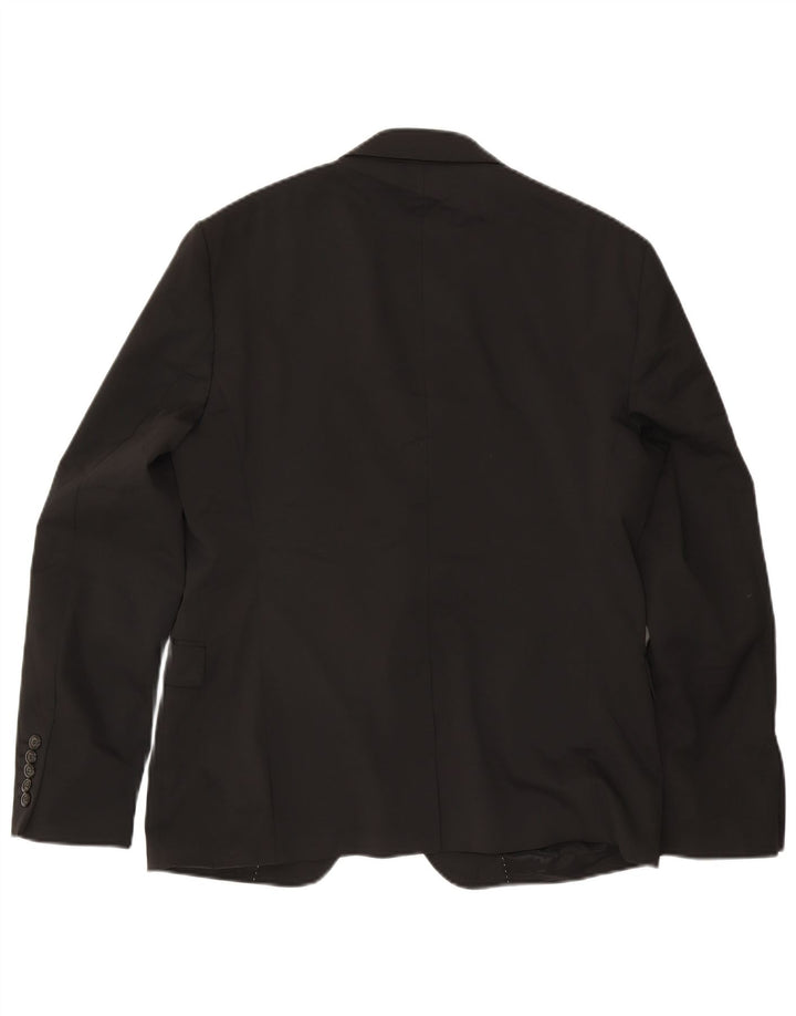 Zara Herre 2-knaps blazerjakke IT 54 2XL Sort Polyester