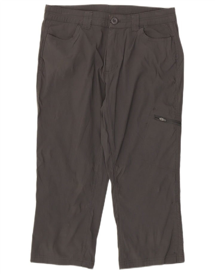 EDDIE BAUER Straight Cargo Capri Bukser til kvinder US 4 Small W30 L21 Grå