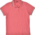 LEE Mens Polo Shirt Medium Pink Cotton | Vintage Lee | Thrift | Second-Hand Lee | Used Clothing | Messina Hembry 