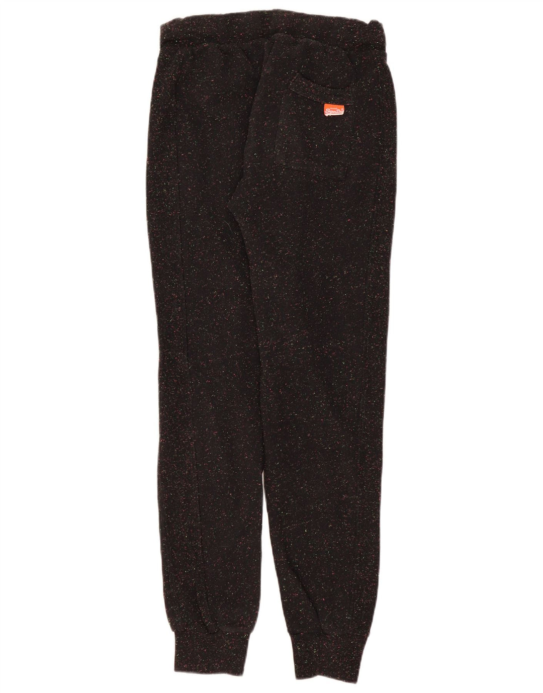 Superdry Womens Orange Label Træningsdragt Bukser Joggers UK 12 Medium Black