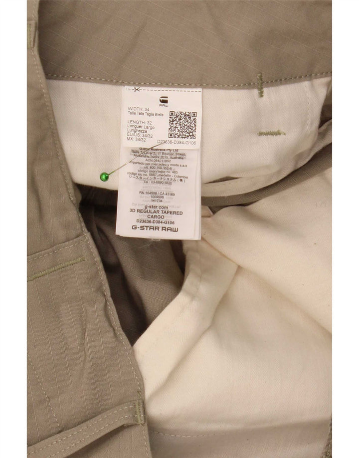 G-Star Herre Regular Tapered Cargo Bukser W34 L32 Beige