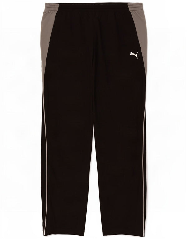 Puma Træningsdragtsbukser til mænd XL Sort Colourblock Polyester