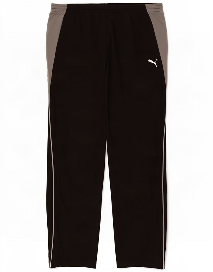 Puma Træningsdragtsbukser til mænd XL Sort Colourblock Polyester