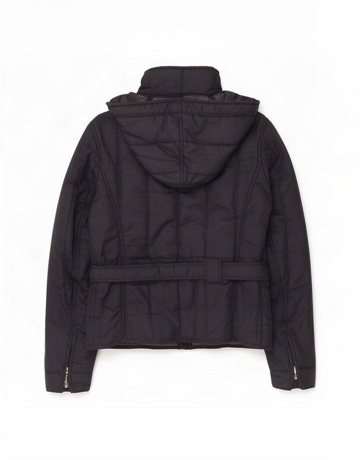 Refrigiwear Dame Hooded Polstret Jakke IT 46 Large Navy Blue Polyester