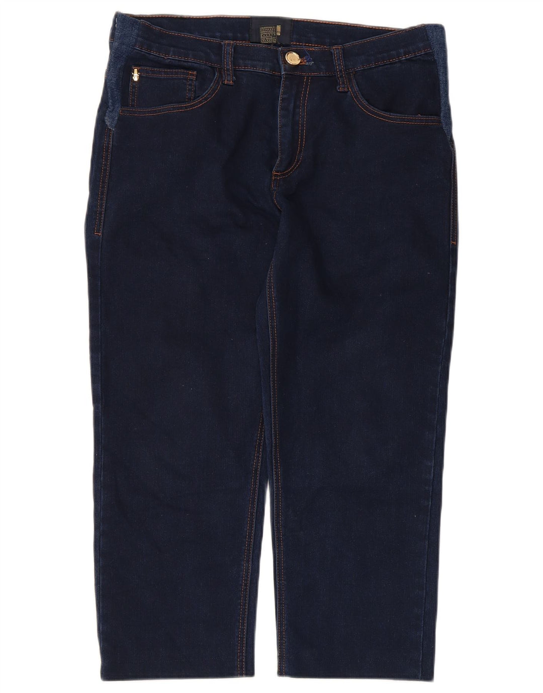 Just Cavalli Dame Capri Jeans W34 L22 Marineblå