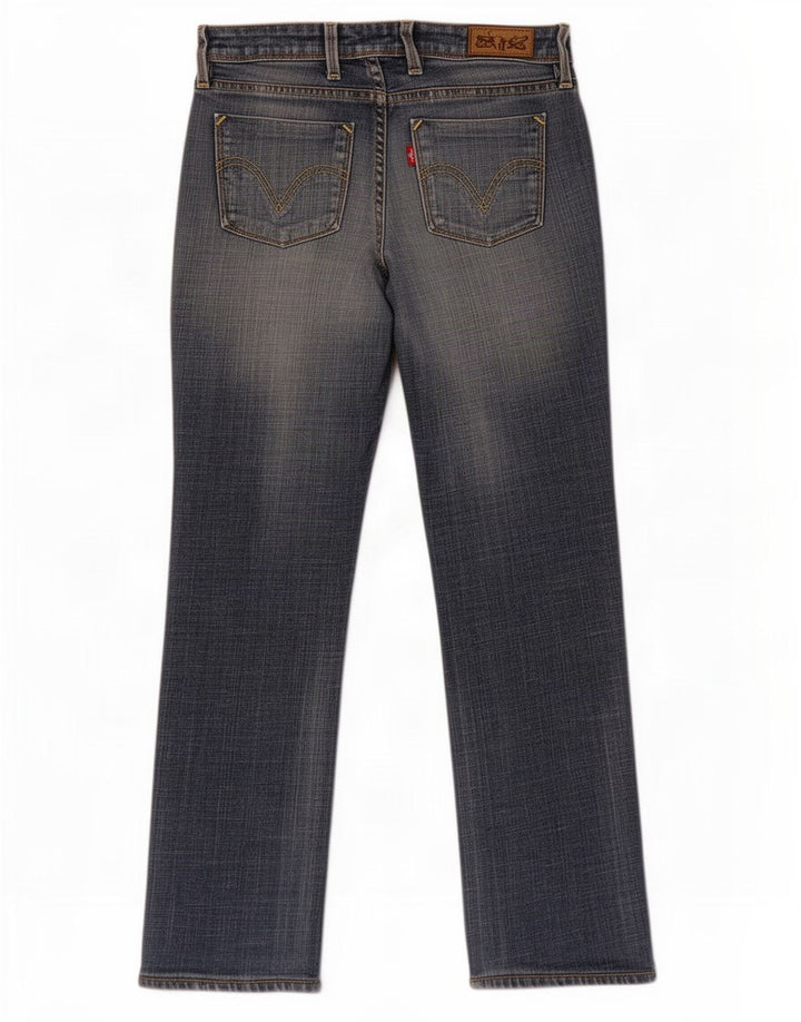Levi's Dame 627 Straight Jeans W28 L28 Blå Bomuld