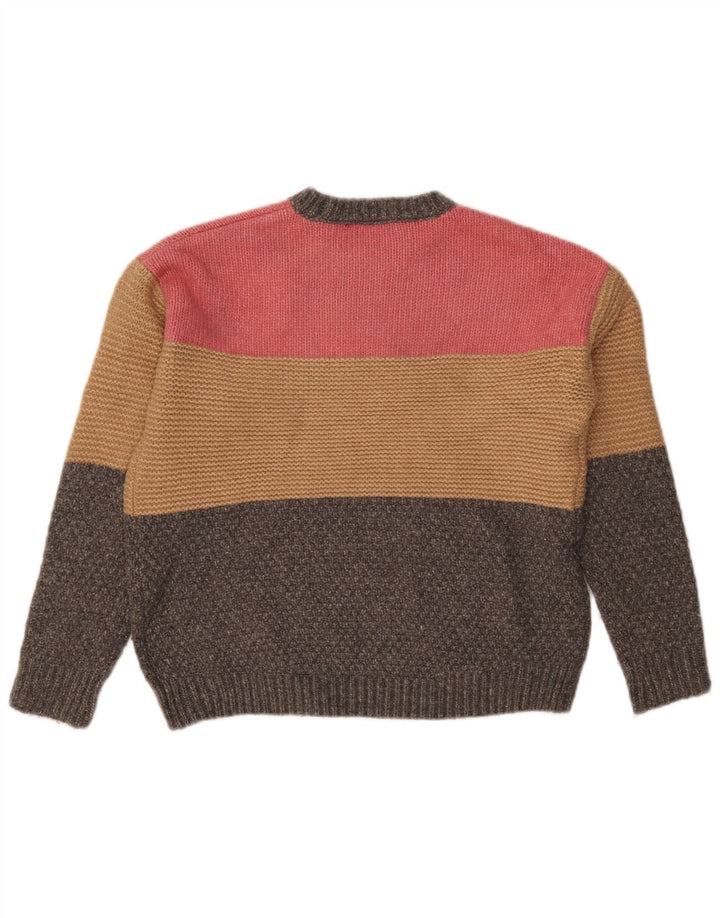 Marks & Spencer Dame sweater med rund hals DK 14 Medium Flerfarvet