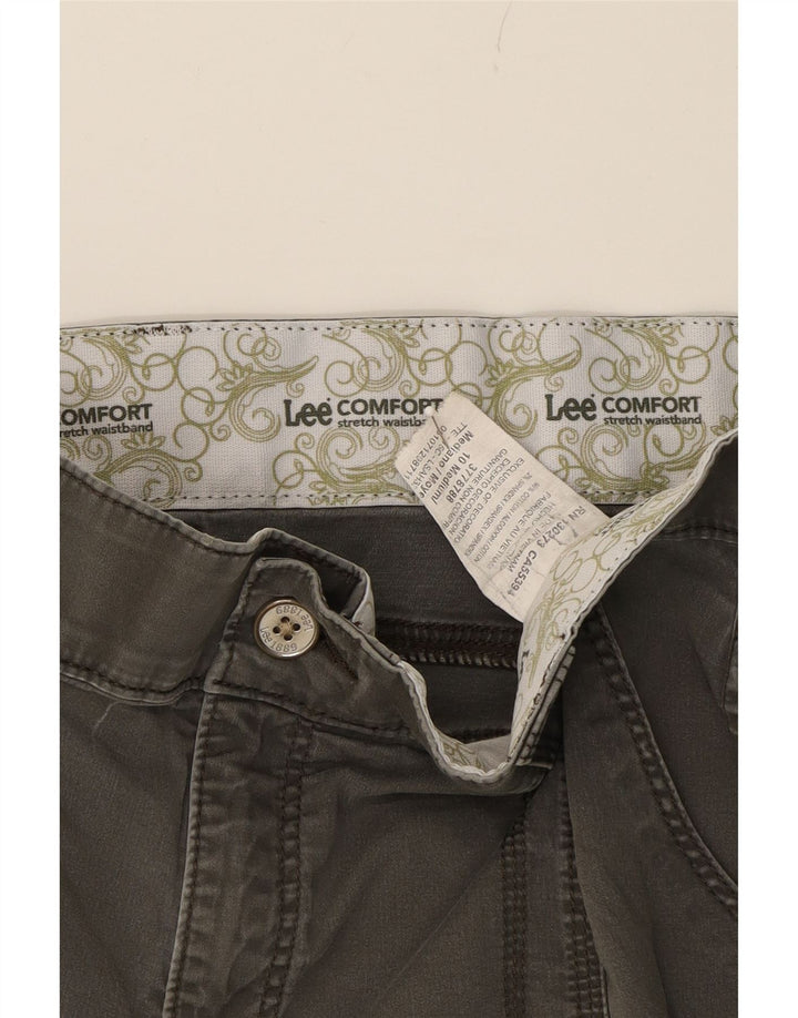 LEE Womens Casual Shorts US 10 Large W32 Grey Cotton Vintage Lee and Second-Hand Lee from Messina Hembry 