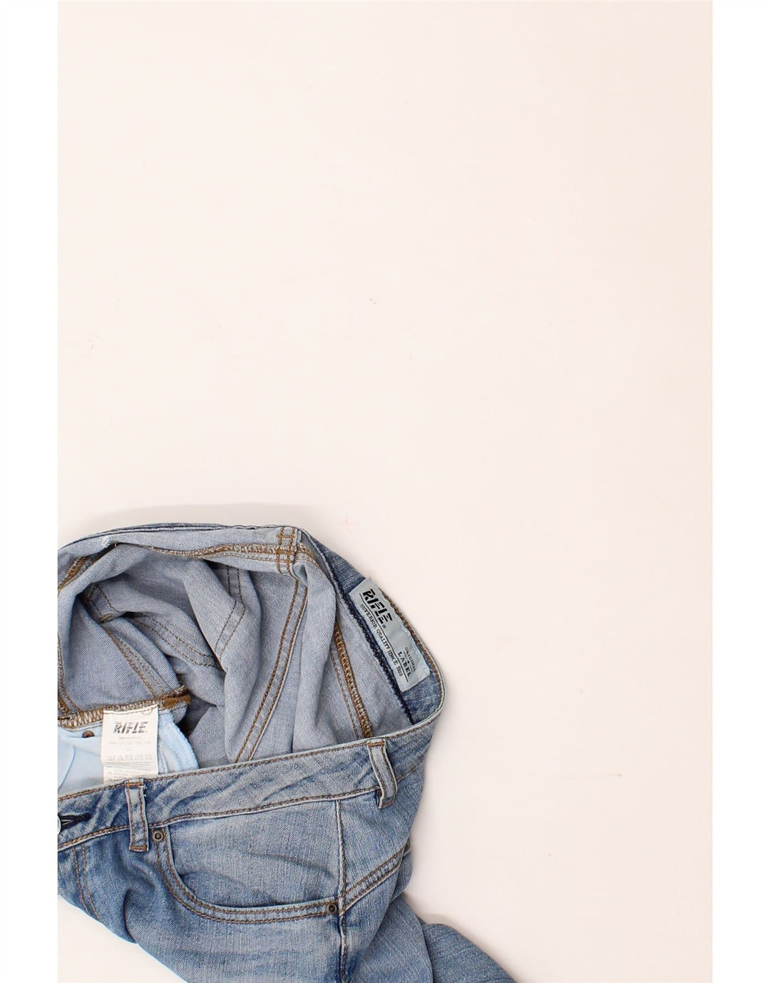 RIFLE Womens Skinny Jeans W31 L30 Blue Cotton Vintage Rifle and Second-Hand Rifle from Messina Hembry 
