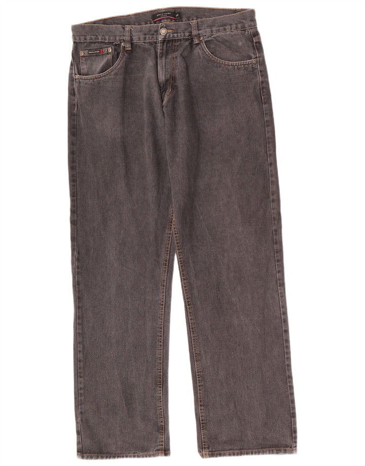 Pierre Cardin Straight Jeans til mænd W36 L30 Grå bomuld