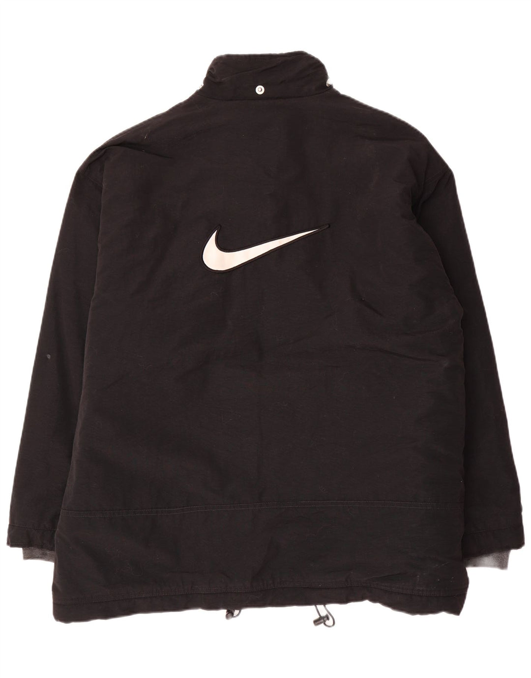 Nike Herre Windbreaker Jacket UK 42/44 Large Black Nylon
