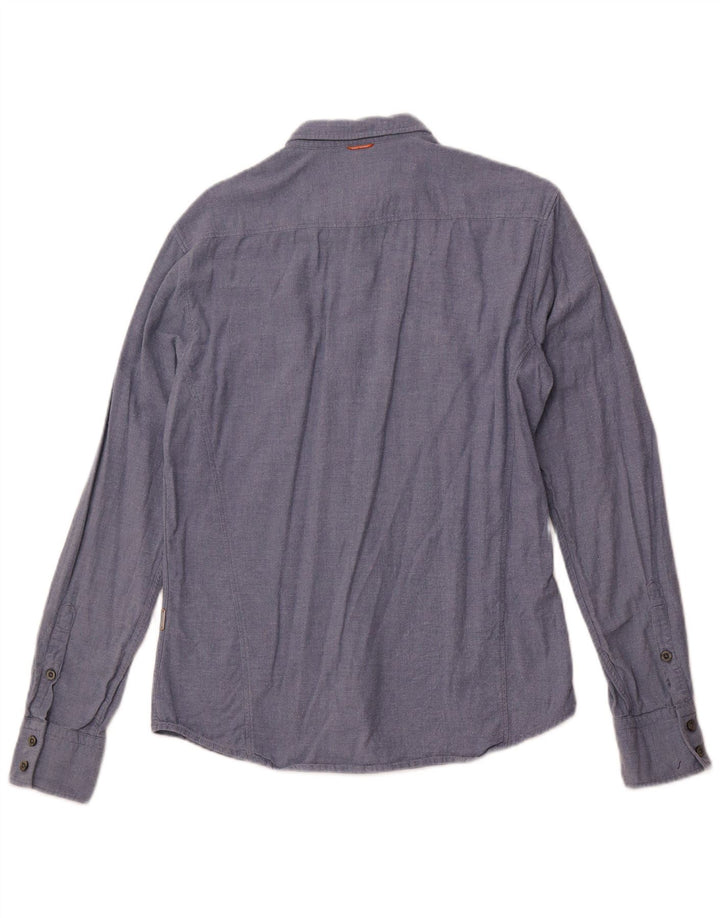 HUGO BOSS Herre Slim Fit skjorte Medium Blue Cotton