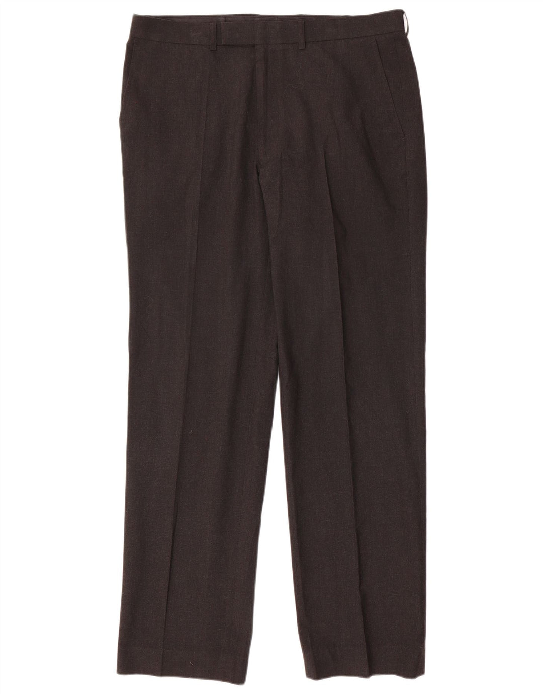 Marks & Spencer Straight Suit Bukser til mænd W36 L33 Grå polyester