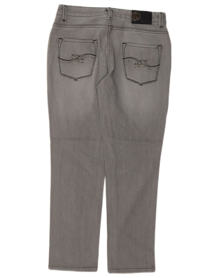 Trussardi Dame Slim Jeans W27 L27 Grå Bomuld