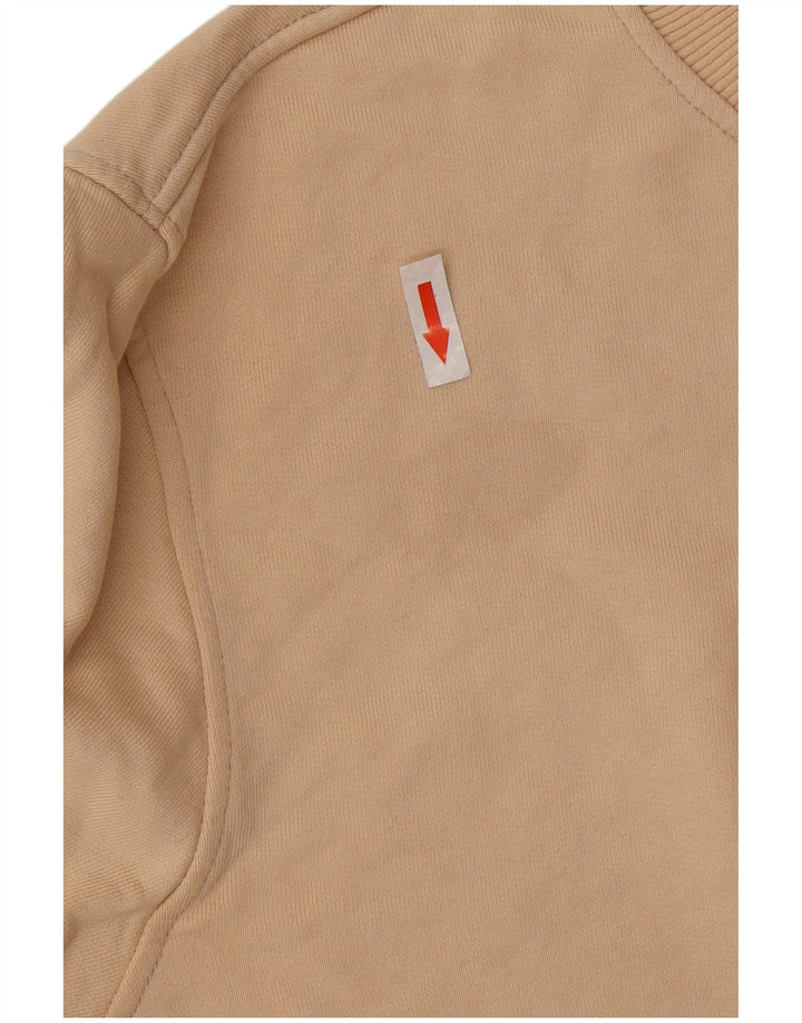 K-Way Herre Sweatshirt Jumper Stor Beige Bomuld