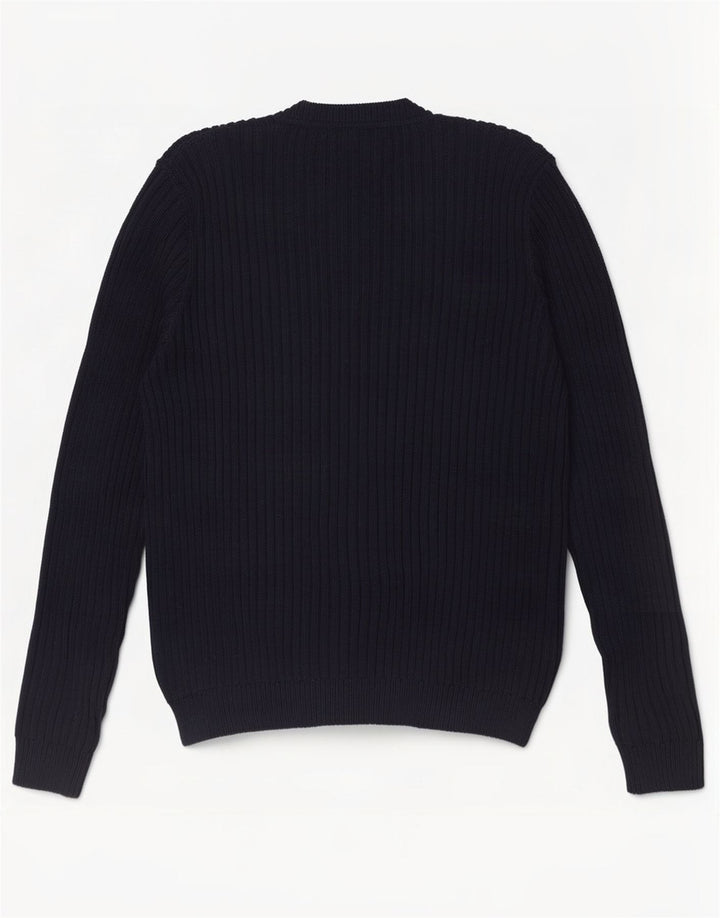 Eddie Bauer Herre Loose Fit V-hals sweater Medium Marineblå Bomuld