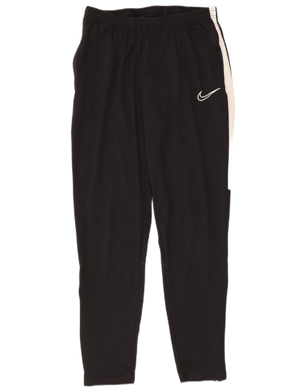 Nike Herre Dri Fit træningsdragt Bukser Joggers Large Black Colourblock