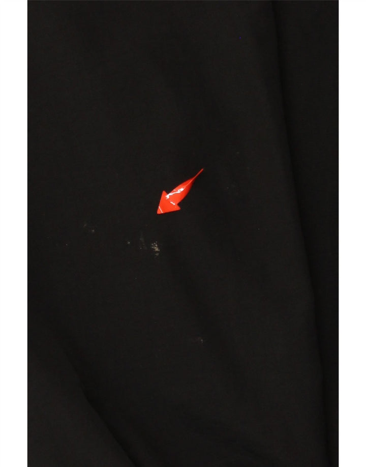 MURPHY & NYE Grafisk regnjakke til mænd UK 36 Small Black Colourblock Nylon