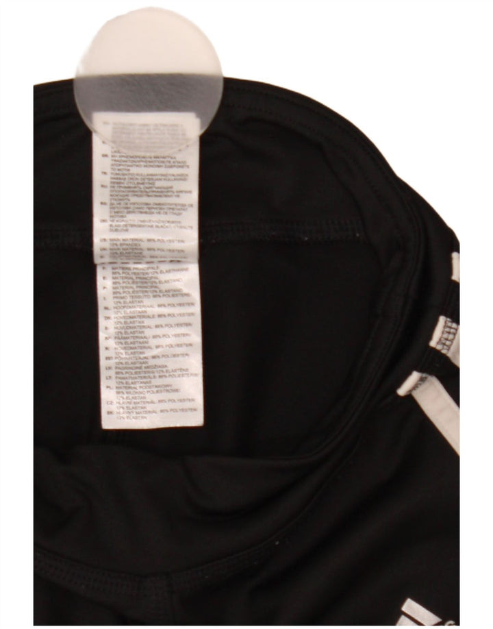 Adidas Dame Leggings UK 0/2 2XS Sort Polyester