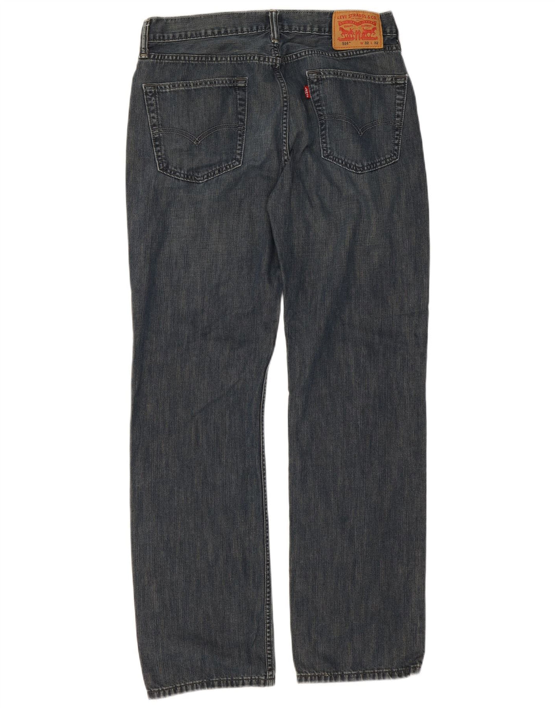 Levi's Herre 514 Straight Jeans W32 L32 Blå Bomuld