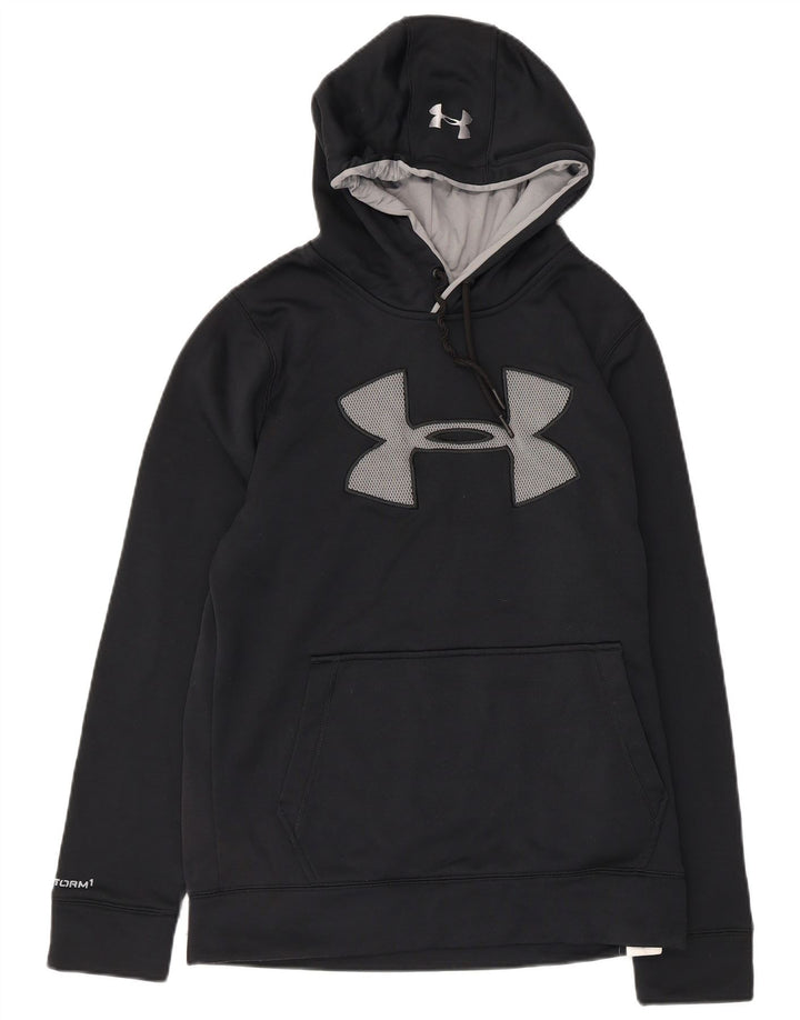 UNDER ARMOUR Grafisk hættetrøje til mænd Lille sort polyester