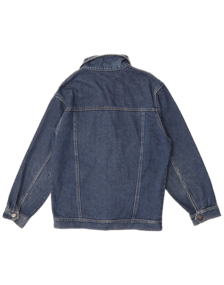 Vintage denimjakke til mænd UK 42 XL blå bomuld