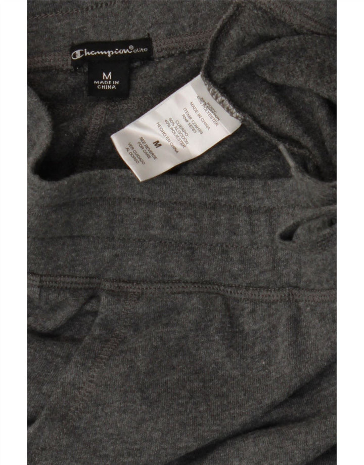 CHAMPION Womens Tracksuit Trousers UK 14 Medium  Grey Cotton