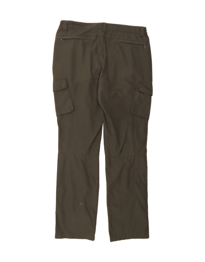 BAILO Mens Straight Cargo Trousers Large W34 L32 Grey Polyester Vintage Bailo and Second-Hand Bailo from Messina Hembry 